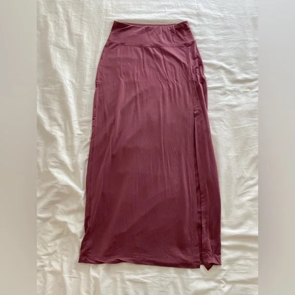 Athleta Mauve Maxi Skirt - Picture 1 of 2